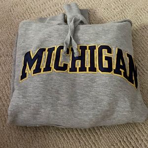 Gray Michigan hoodie